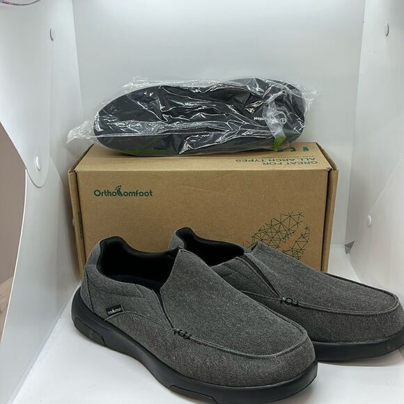 ORTHOCOMFOOT MENS SLIP ON LOAFERS FTL-09-167 - Picture 1 of 9